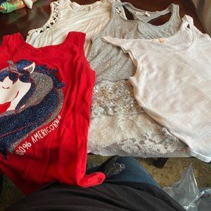 3 Girls tank tops